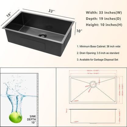 Undermount Kitchen Sink 16 Gauge Stainless Steel Daily Nest