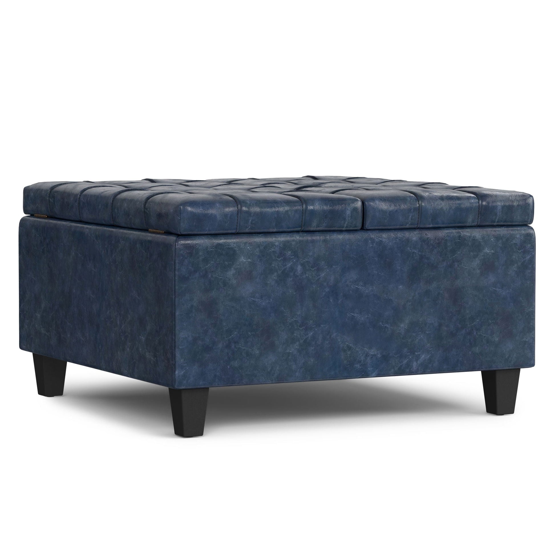 Harrison - Upholstered Coffee Table Storage Ottoman Simpli-Home