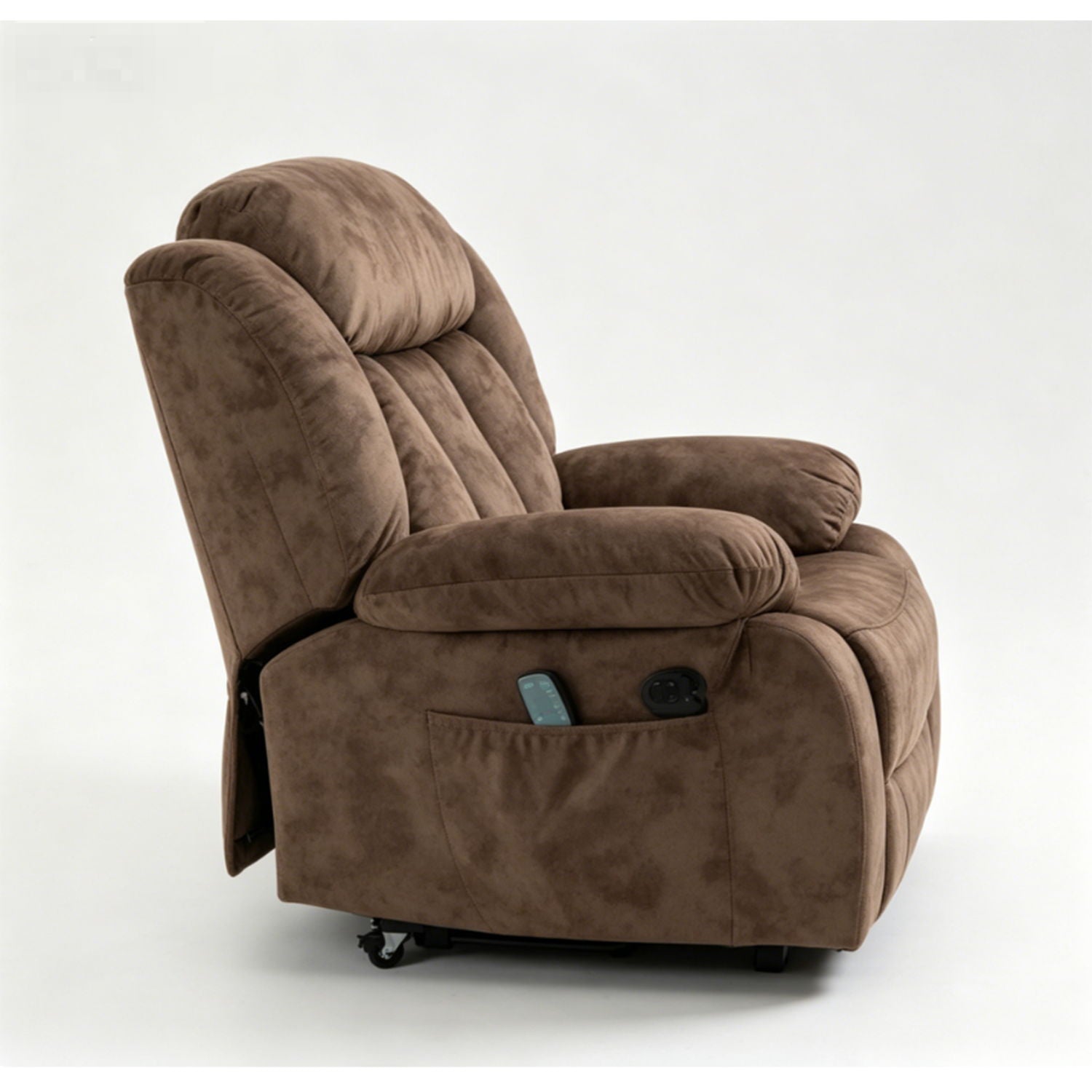 Recliner Lift Chair With Massage & Heating For Living Room - Brown Home Essentials