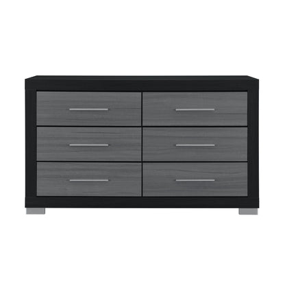 Elsa - 2 Toned And Dresser With Bar Handle And Construction Global Furniture USA