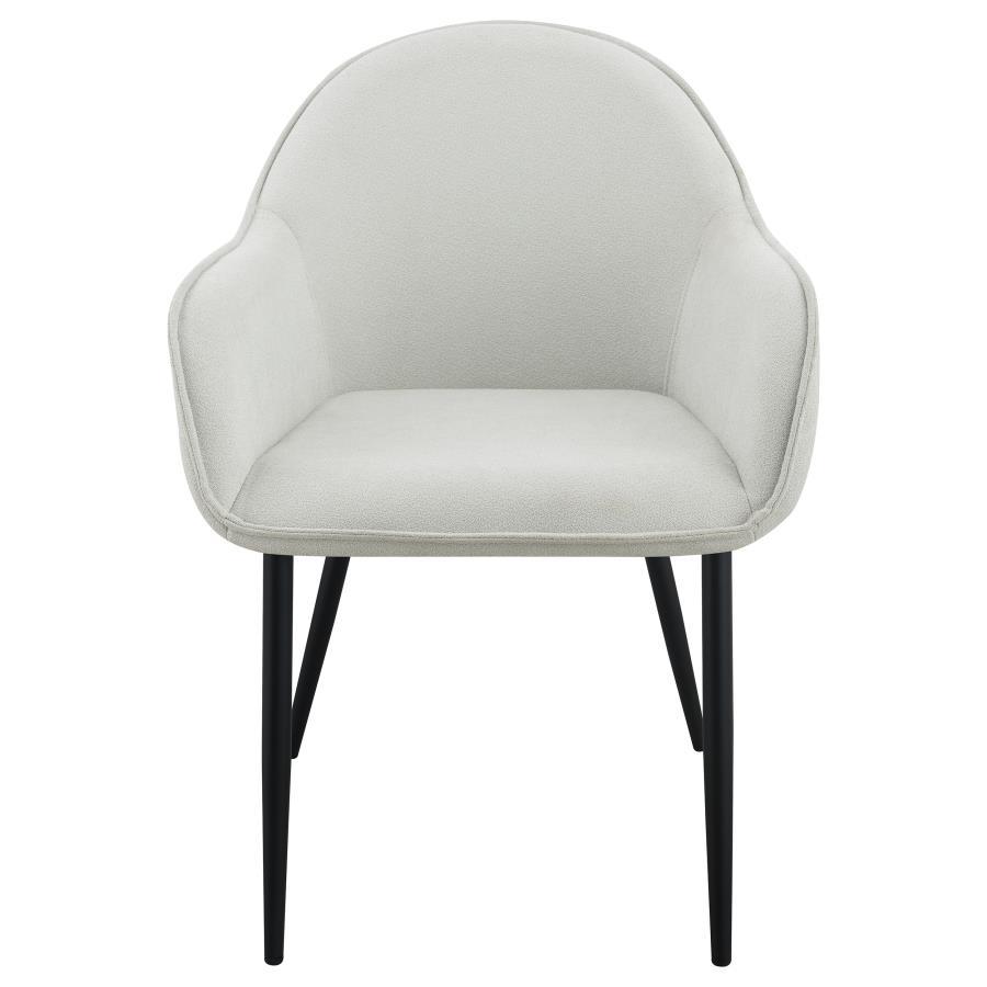 Emma - Fabric Upholstered Dining Arm Chair (Set of 2) Coaster Fine Furniture
