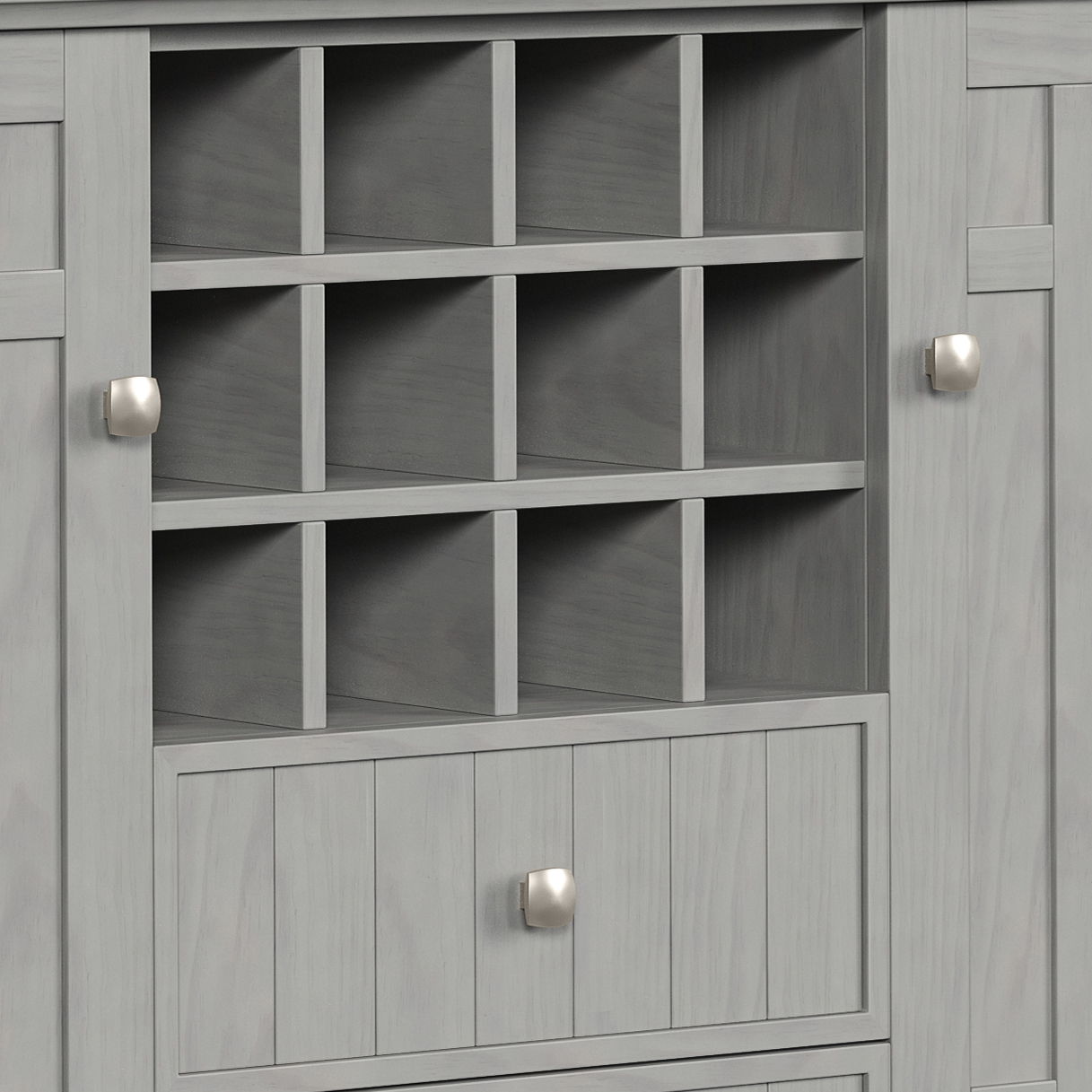 Bedford - Sideboard Buffet And Wine Rack Simpli-Home