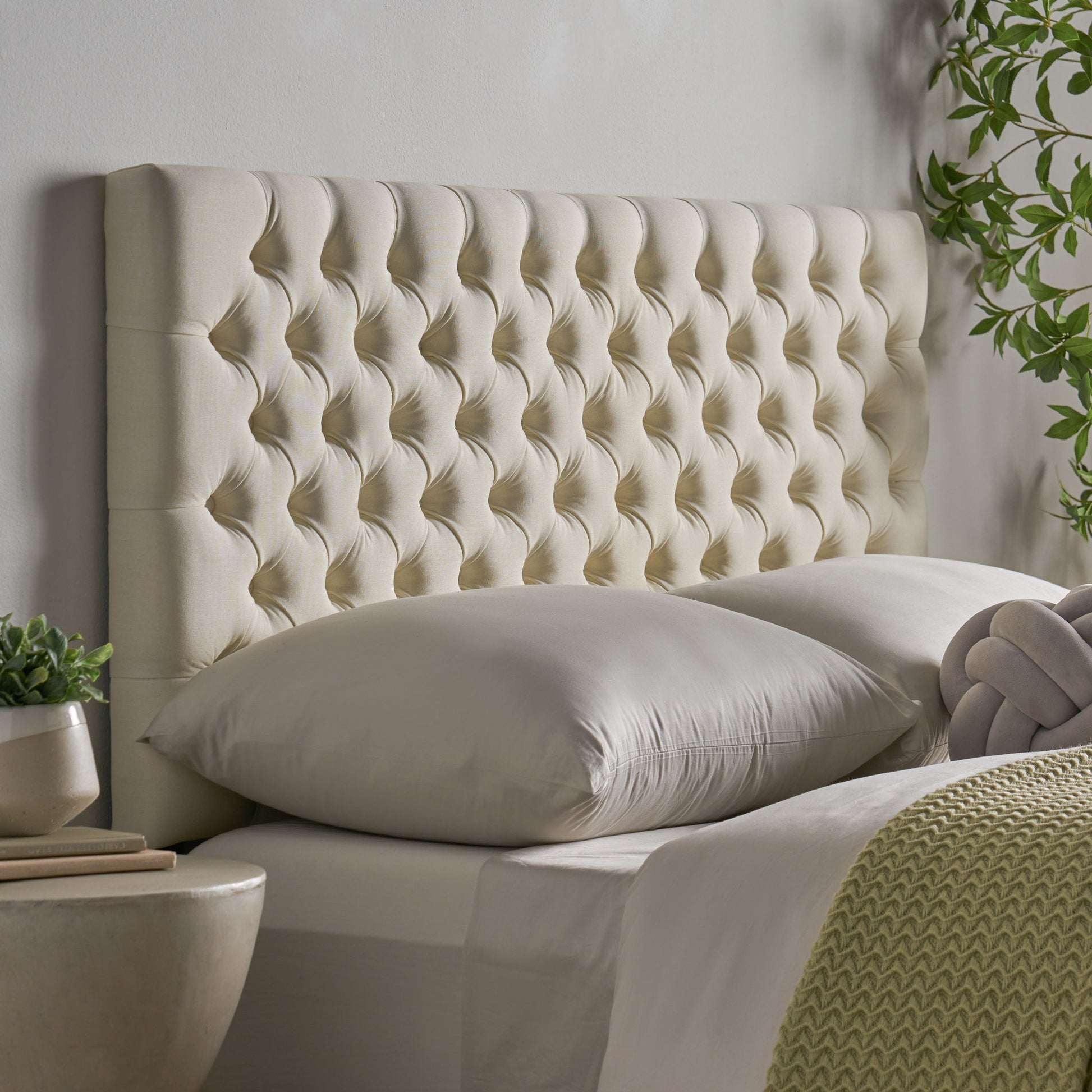 Annecy - Contemporary Upholstered Headboard Noble House