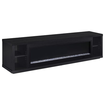 Deiter - 79" TV Stand Fireplace Media Console - Black Coaster Fine Furniture