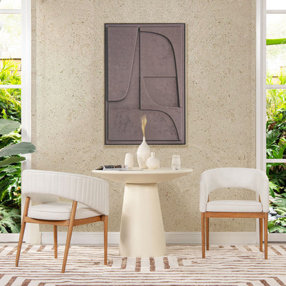 Mirah - Modern Open Barrel Dining Chair Jennifer Taylor Home