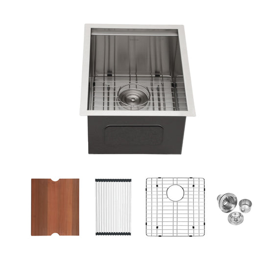 Laundry Workstation Undermount Utility Sink, Deep Single Bowl Daily Nest