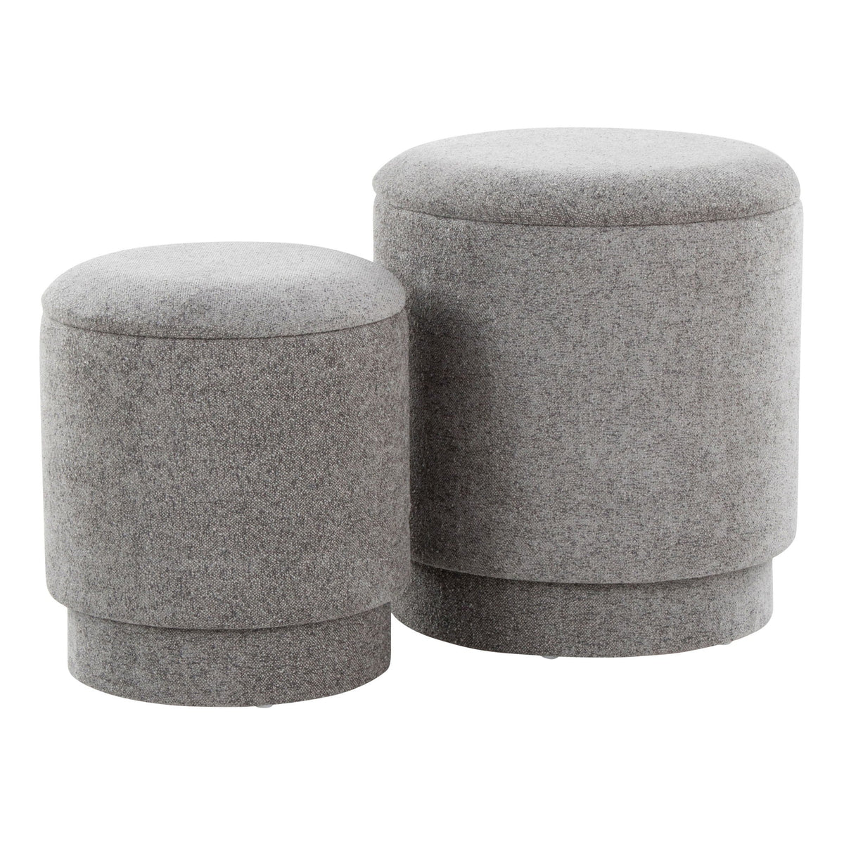 Marla - Upholste Contemporary Ottoman Set Lumi Source