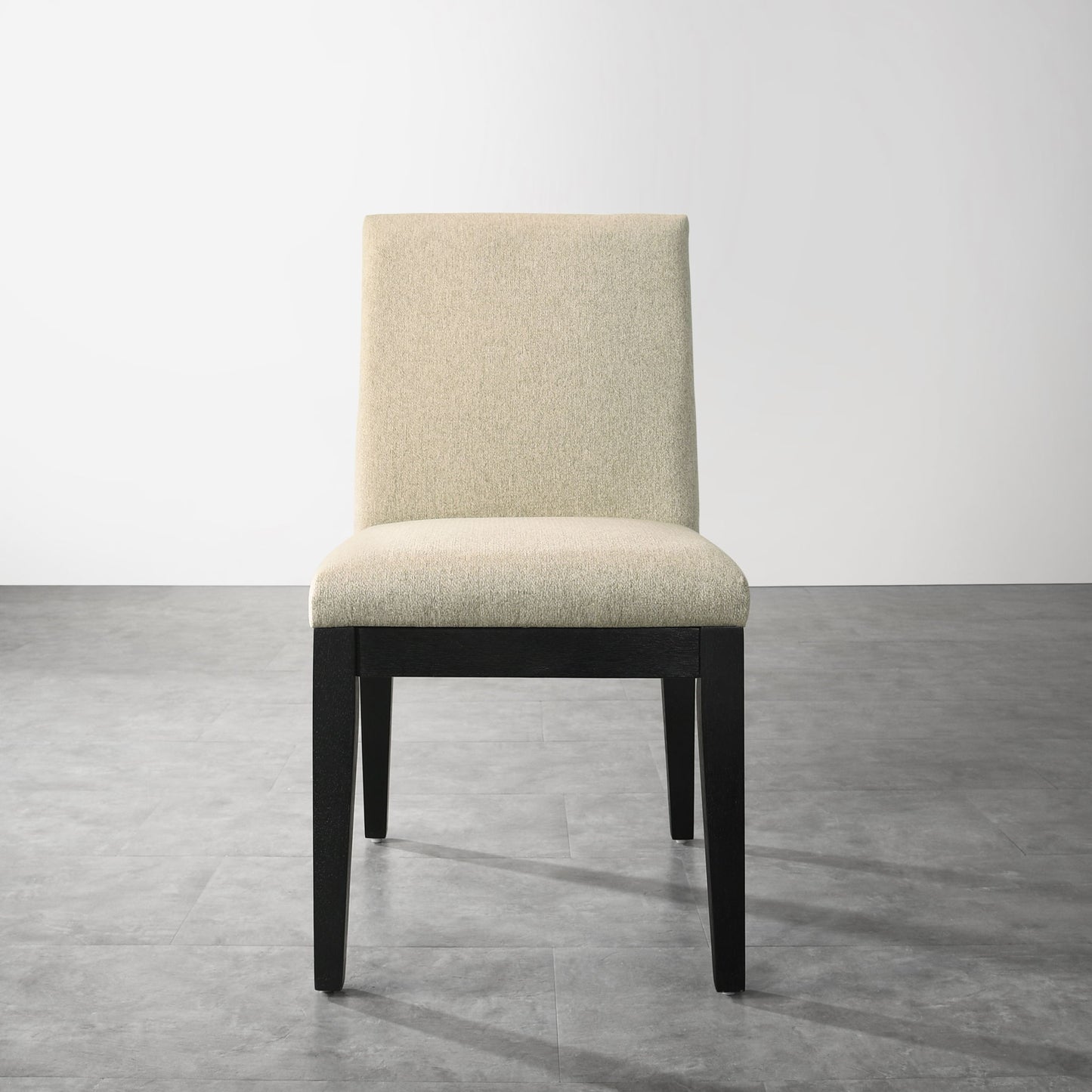 Roundhill Furniture - Rocco Contemporary Solid Wood Dining Chairs (Set of 2) - Beige Home Essentials