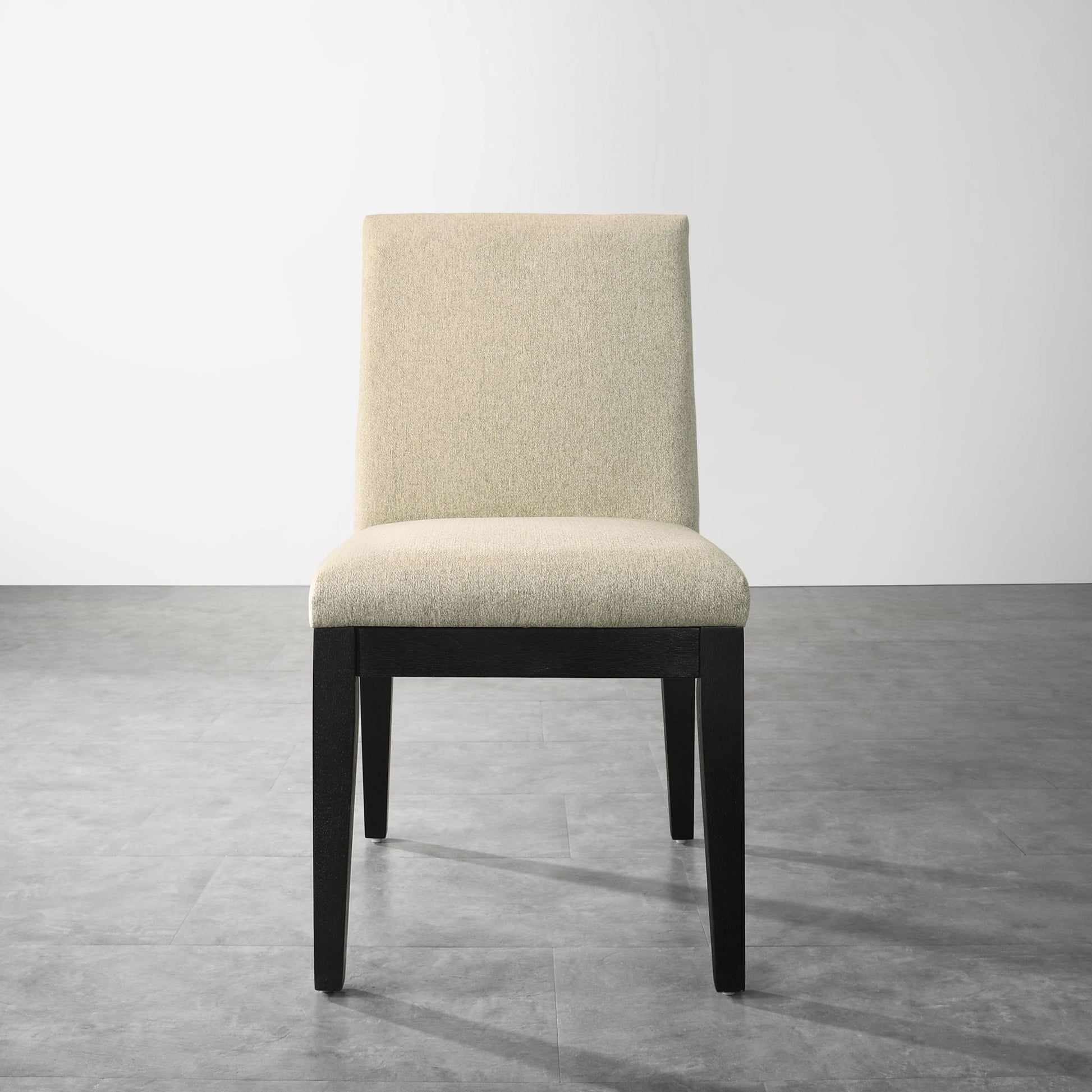 Roundhill Furniture - Rocco Contemporary Solid Wood Dining Chairs (Set of 2) - Beige Home Essentials