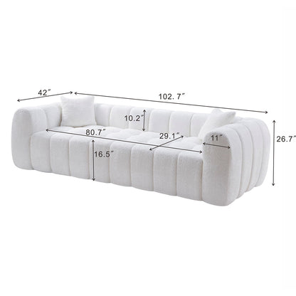 Marshmallow Cloud Compressed Sofa Oversized With 2 Cushions Home Essentials