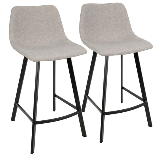 Outlaw - Industrial Counter Stool (Set of 2) Lumi Source