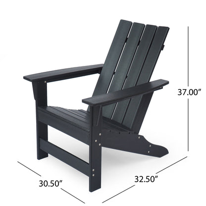 Enigmara - Outdoor High Density Resin Adirondack Chair Noble House