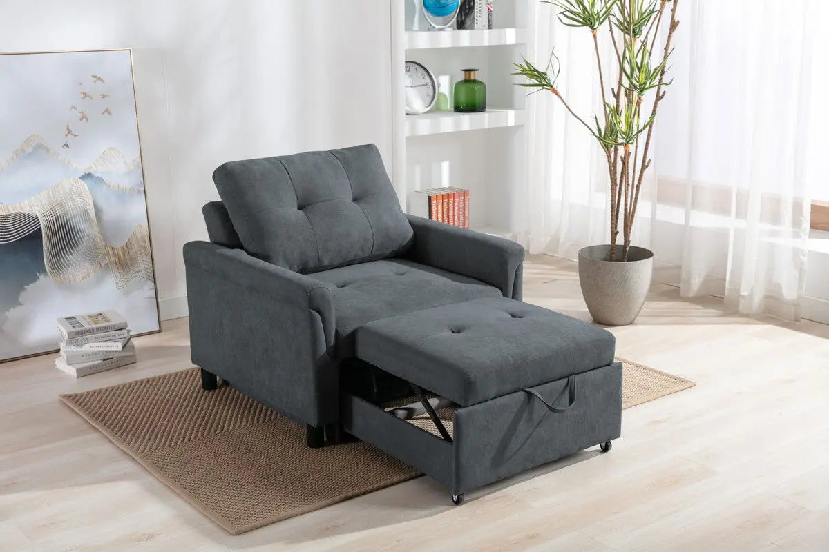 Hannah - Woven Convertible Armchair Lilola Home