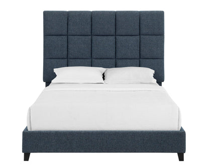 Squares Upholstered Platform Bed Legends