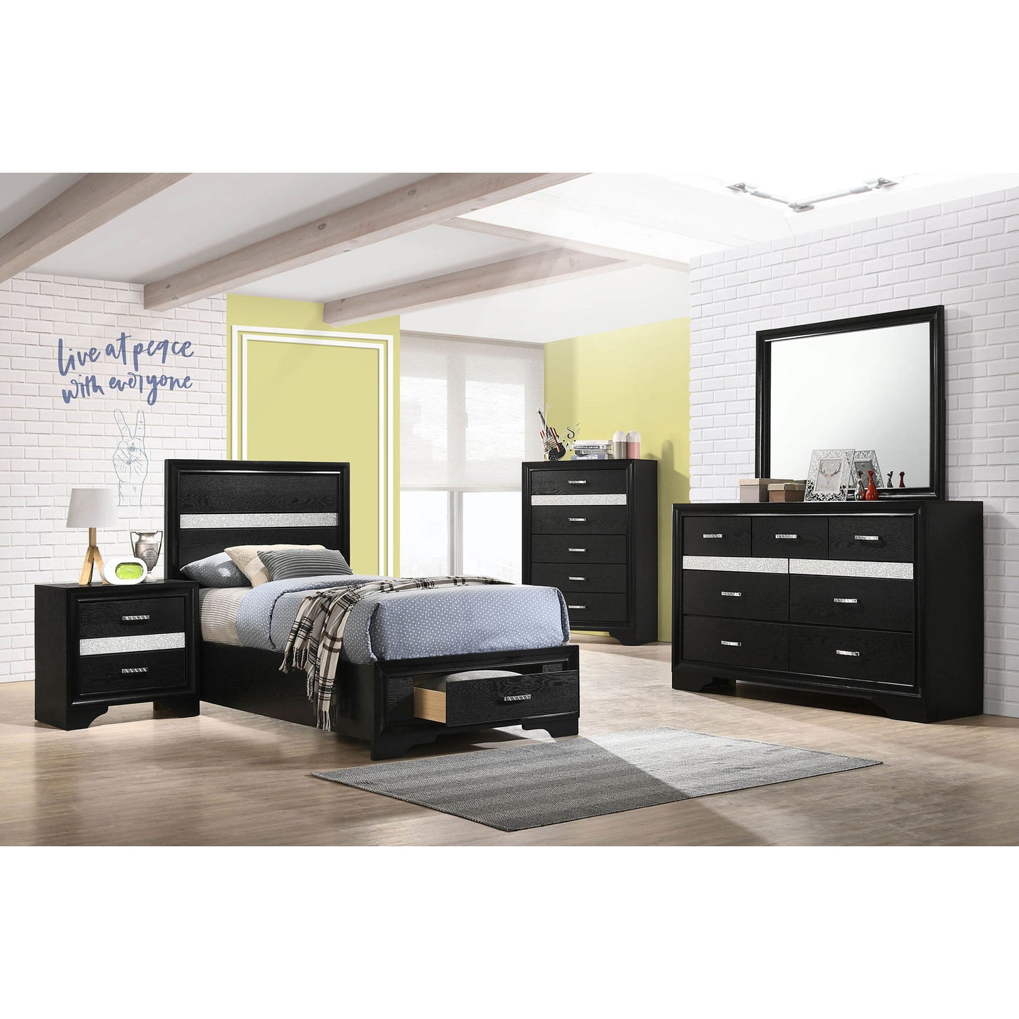 Annie - 5 Piece Bedroom Set Furniture Max