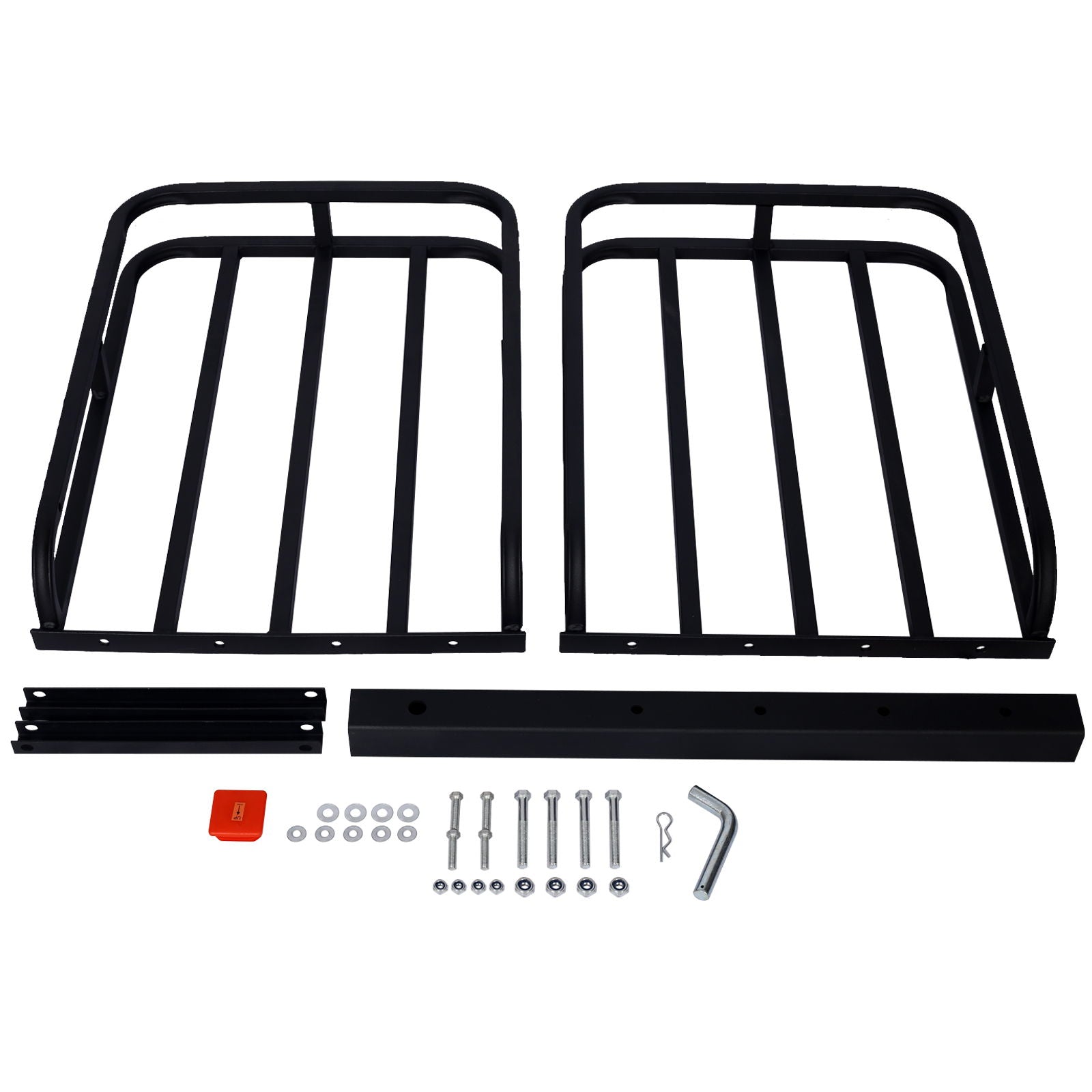 Heavy Duty Steel Hitch Mount Cargo Carrier Rack For SUV, Truck, Car With 2" Receiver - Black Daily Nest