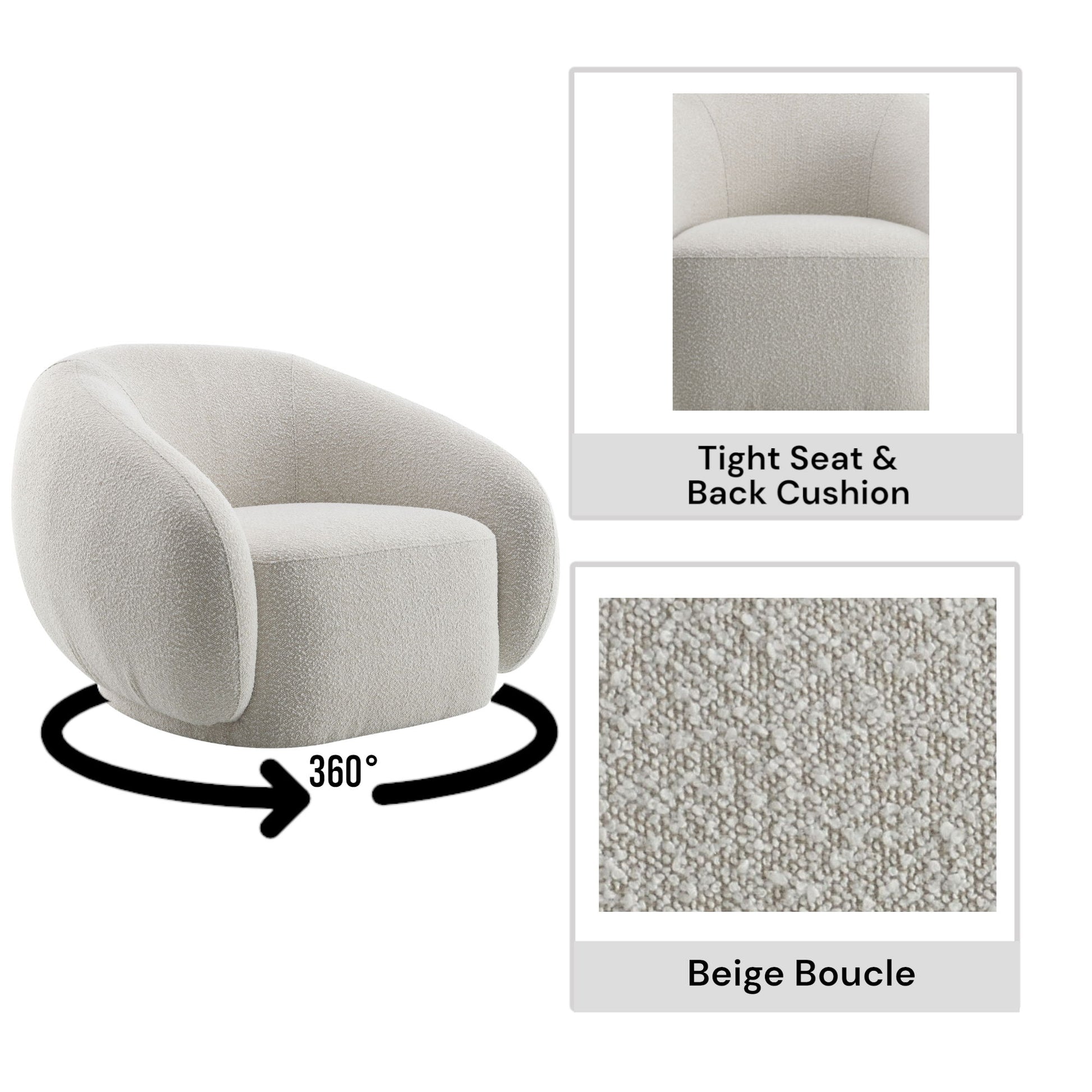 Isabel - Chair With Swivel Base Acme