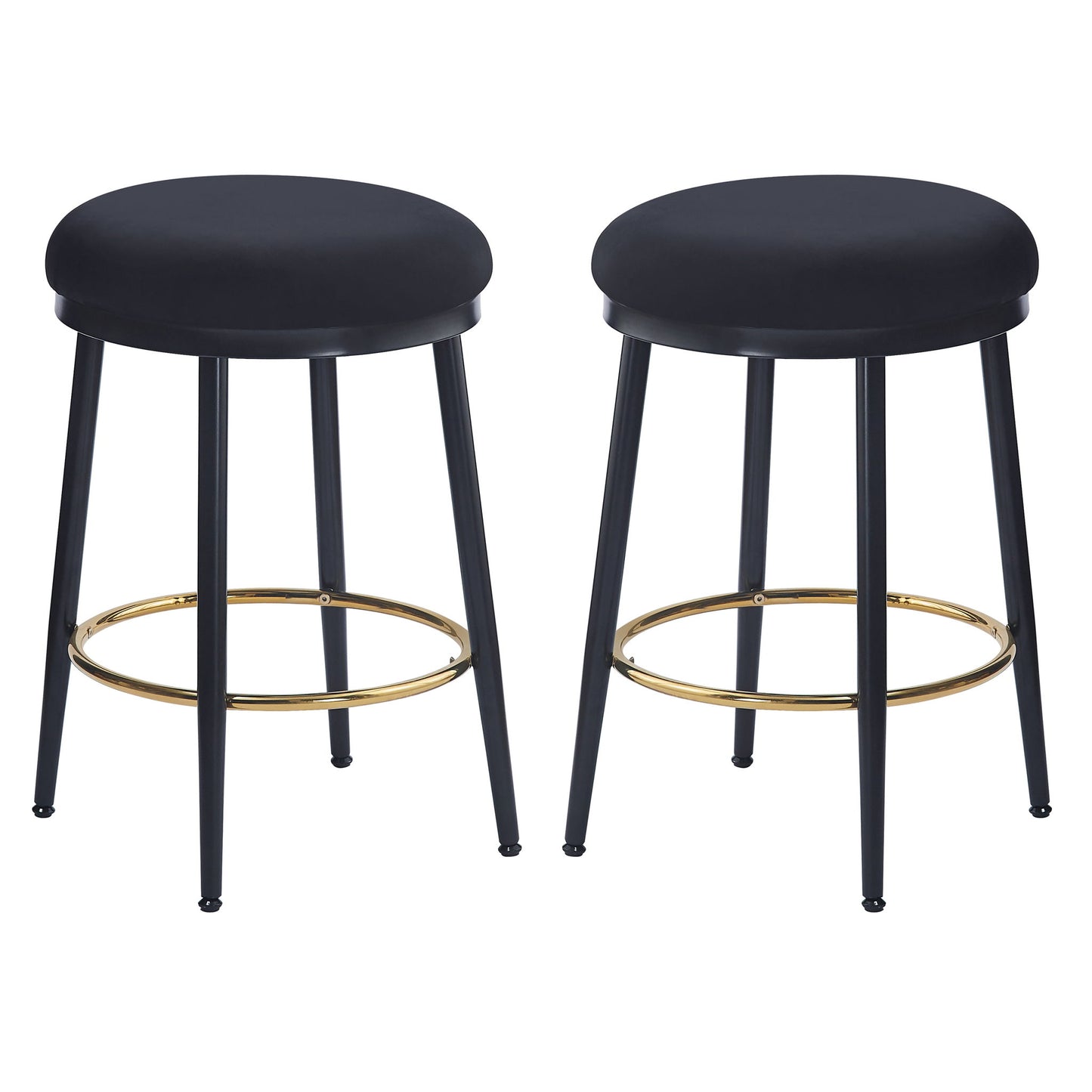 Stylish Design Counter Stools (Set of 2) Noble House