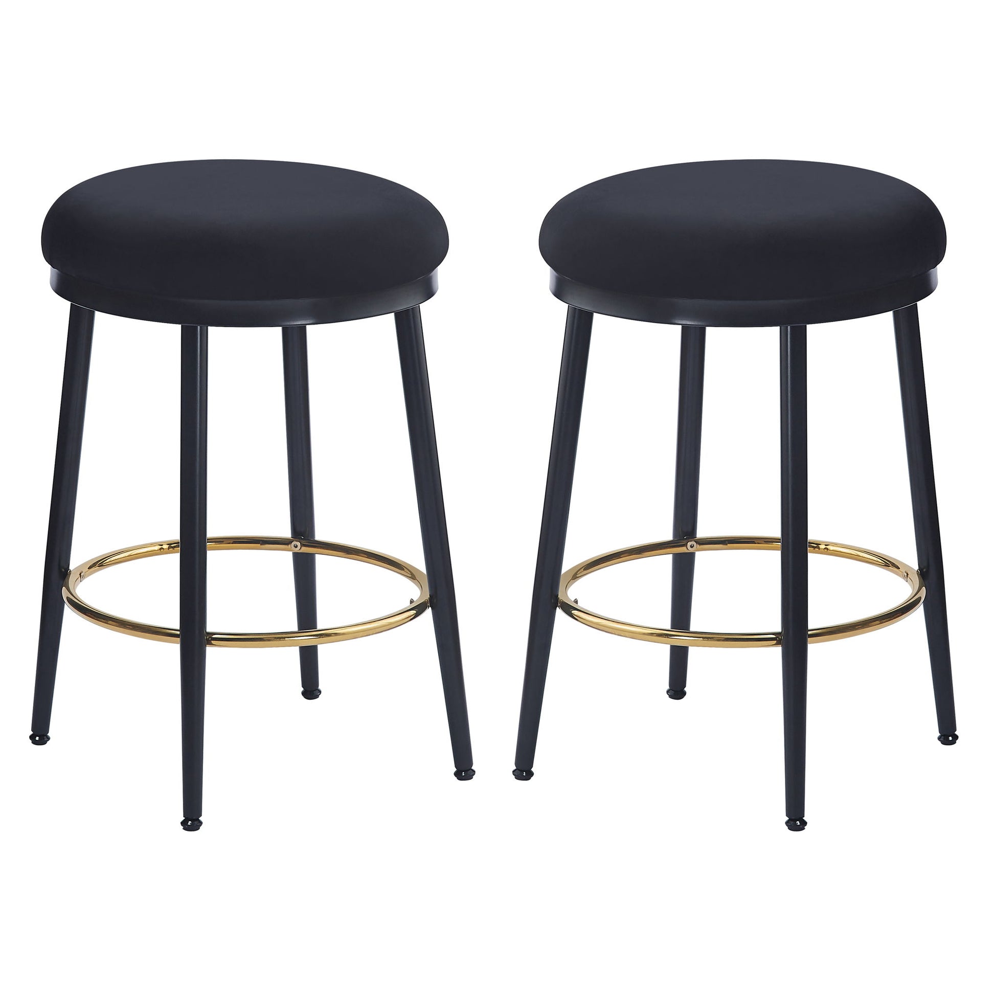 Stylish Design Counter Stools (Set of 2) Noble House