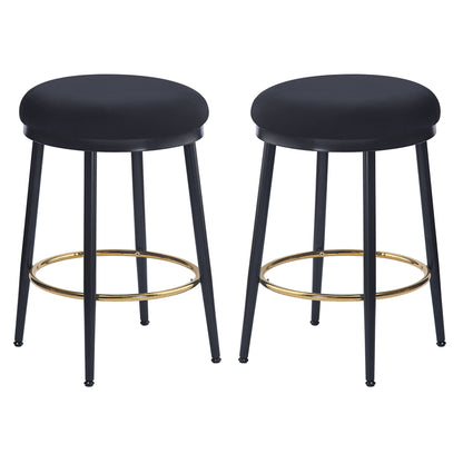 Stylish Design Counter Stools (Set of 2) Noble House