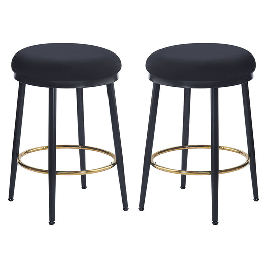 Stylish Design Counter Stools (Set of 2) Noble House