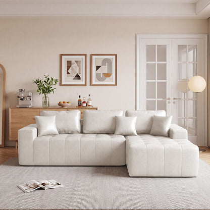 L - Shaped Corner Chaise Sofa Bed Home Essentials