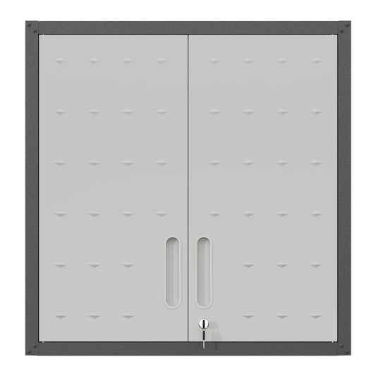 Metal Wall Mounted Tool Storage Cabinet With 2 Locking Doors, Adjustable Shelf, And Drawer Daily Nest