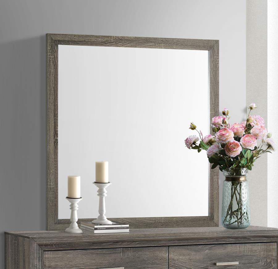 Wright - Dresser Mirror - Brown Oak Coaster Fine Furniture