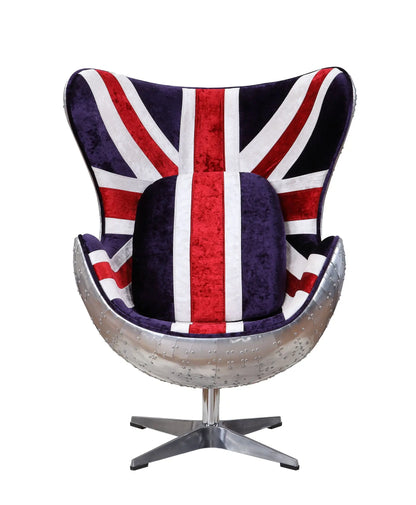 Brancaster - Pattern Accent Chair With Swivel - Multi Acme