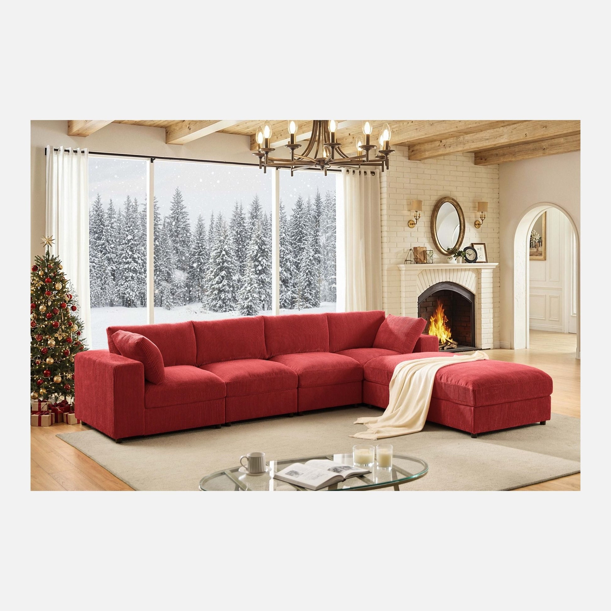 Modern Reversible Modular Sectional Home Essentials