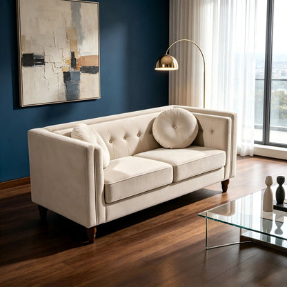 Chesterfield Loveseat 2 Seater Couch For Living Room US Pride