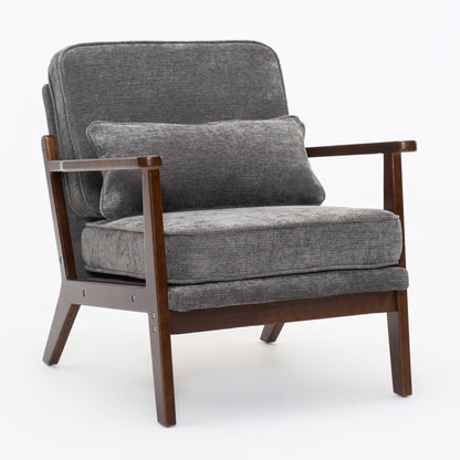 Living Room Chair With Lumbar Pillow Home Essentials