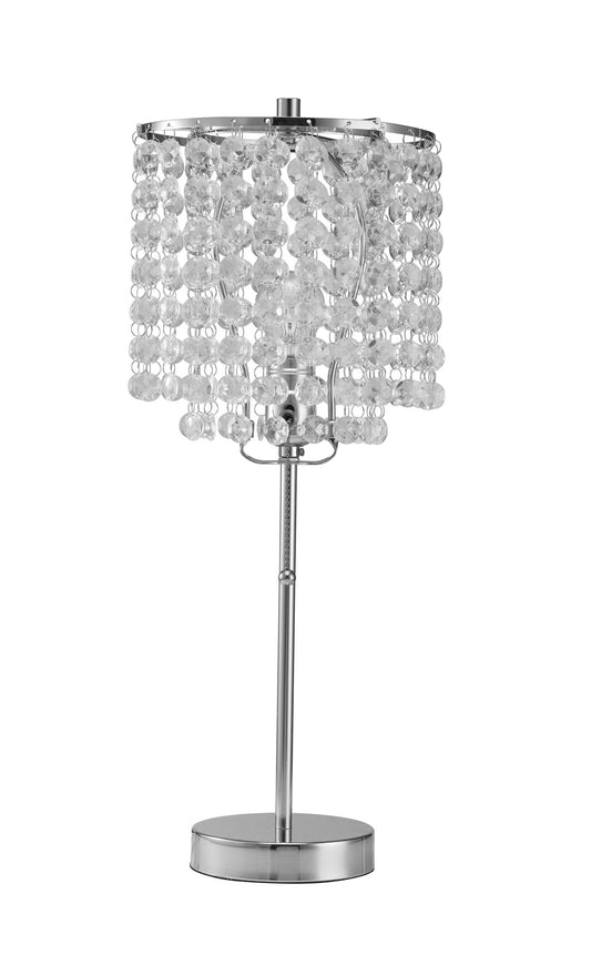 Table Lamp - Chrome Crown Mark