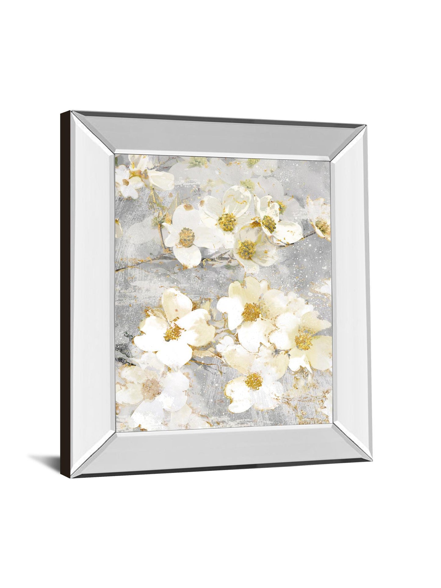 Not Just A Pretty Face I By Nan - Mirror Framed Print Wall Art - White