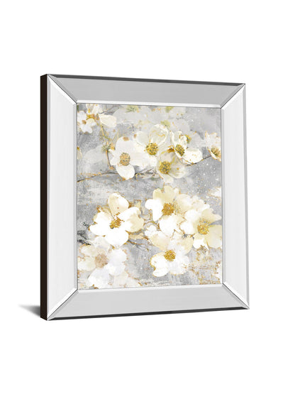 Not Just A Pretty Face I By Nan - Mirror Framed Print Wall Art - White