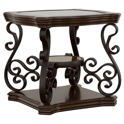 Laney - Glass Top Coffee And End Table Set Coaster Fine Furniture