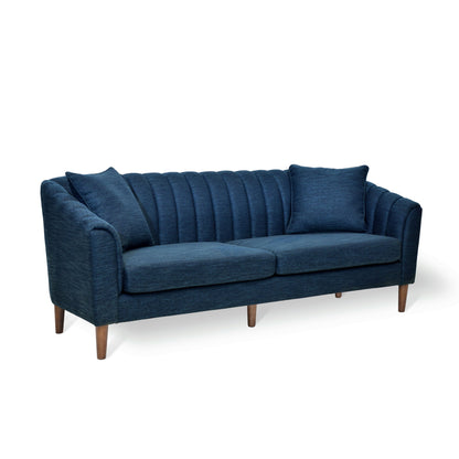 Contemporary 3 Seater Sofa With Accents Noble House