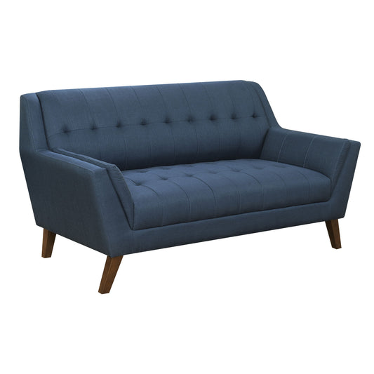 Loveseat - Blue - Fabric Emerald Home