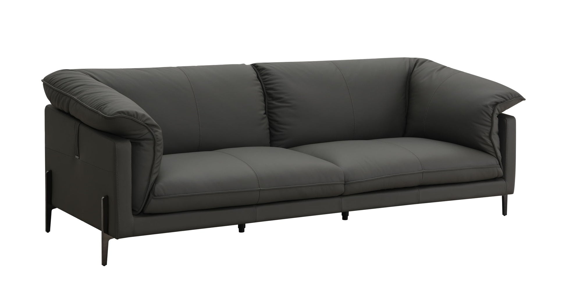 Tadi - Top Grain Leather Sofa - Black Acme