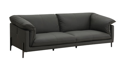 Tadi - Top Grain Leather Sofa - Black Acme