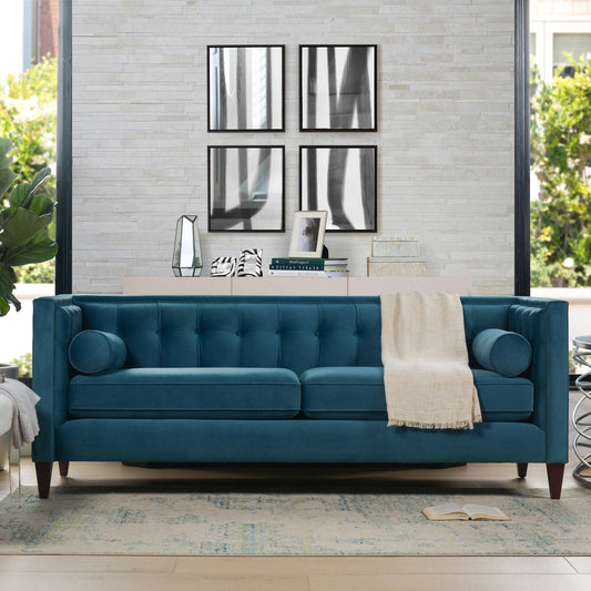 Jack - Modern Tuxedo Tufted Sofa Jennifer Taylor Home