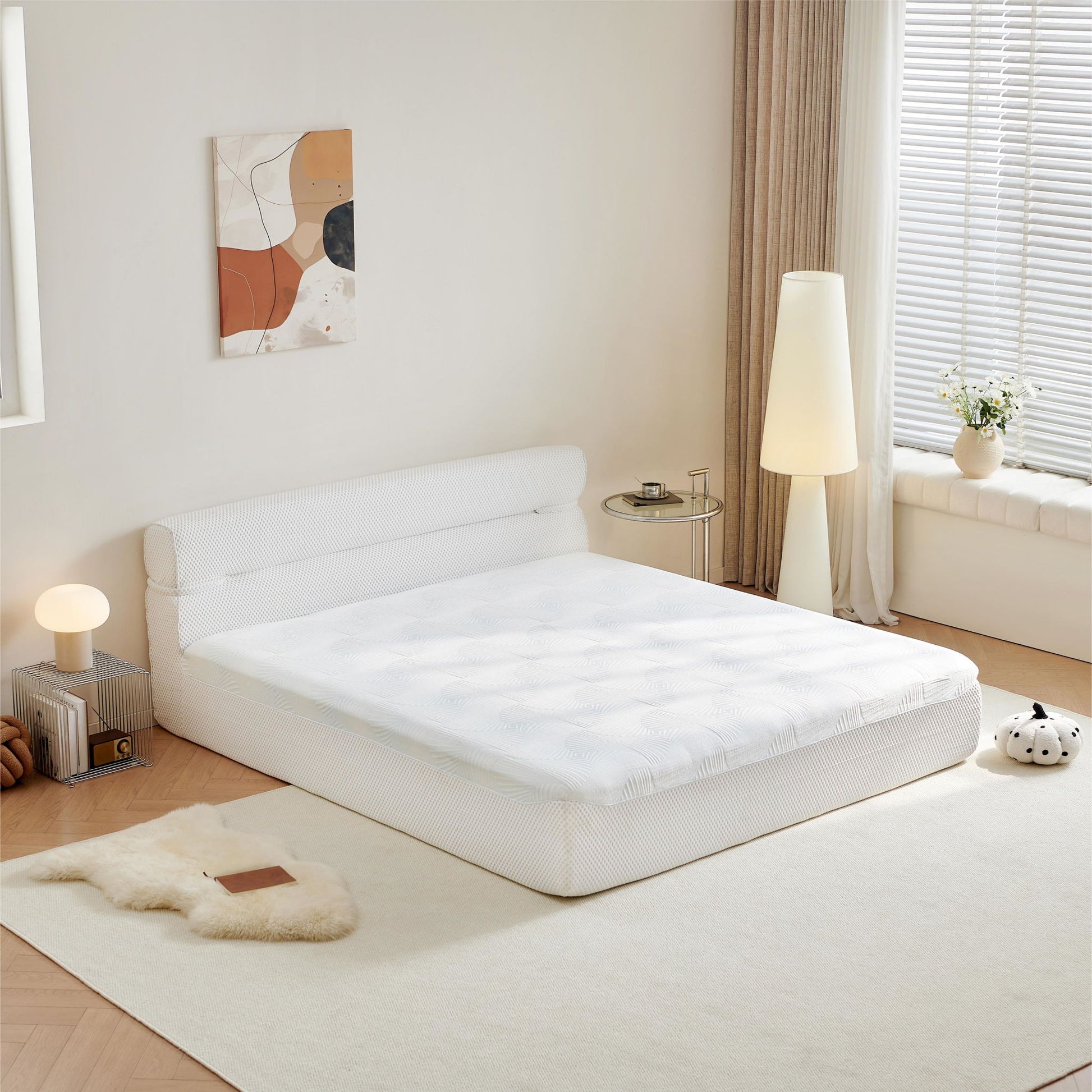 Mattress & Bed Frame With Cool, Pressure Relief, Motion Isolation Daily Nest
