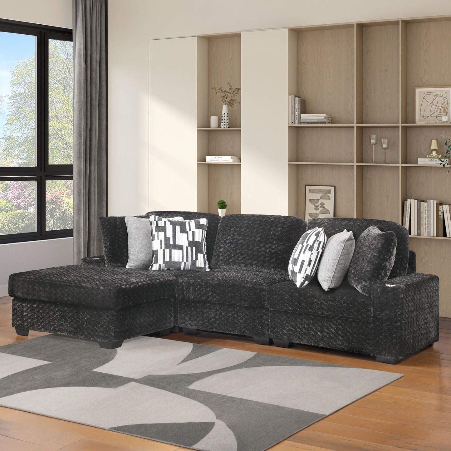 Magnum - Modern Sectional Sofa Matrix Furniture Group
