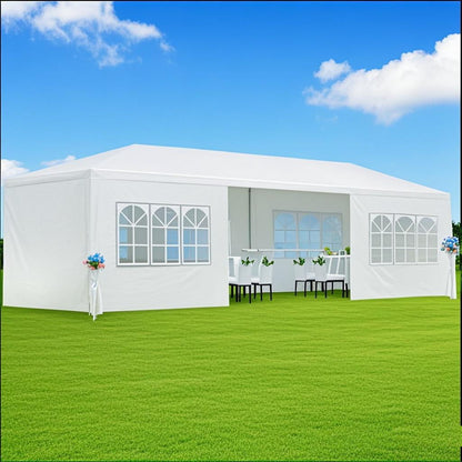 10X20' Outdoor Garden Gazebo Wedding Party Tent Canopy Marquee With Removable Sidewalls Home Essentials
