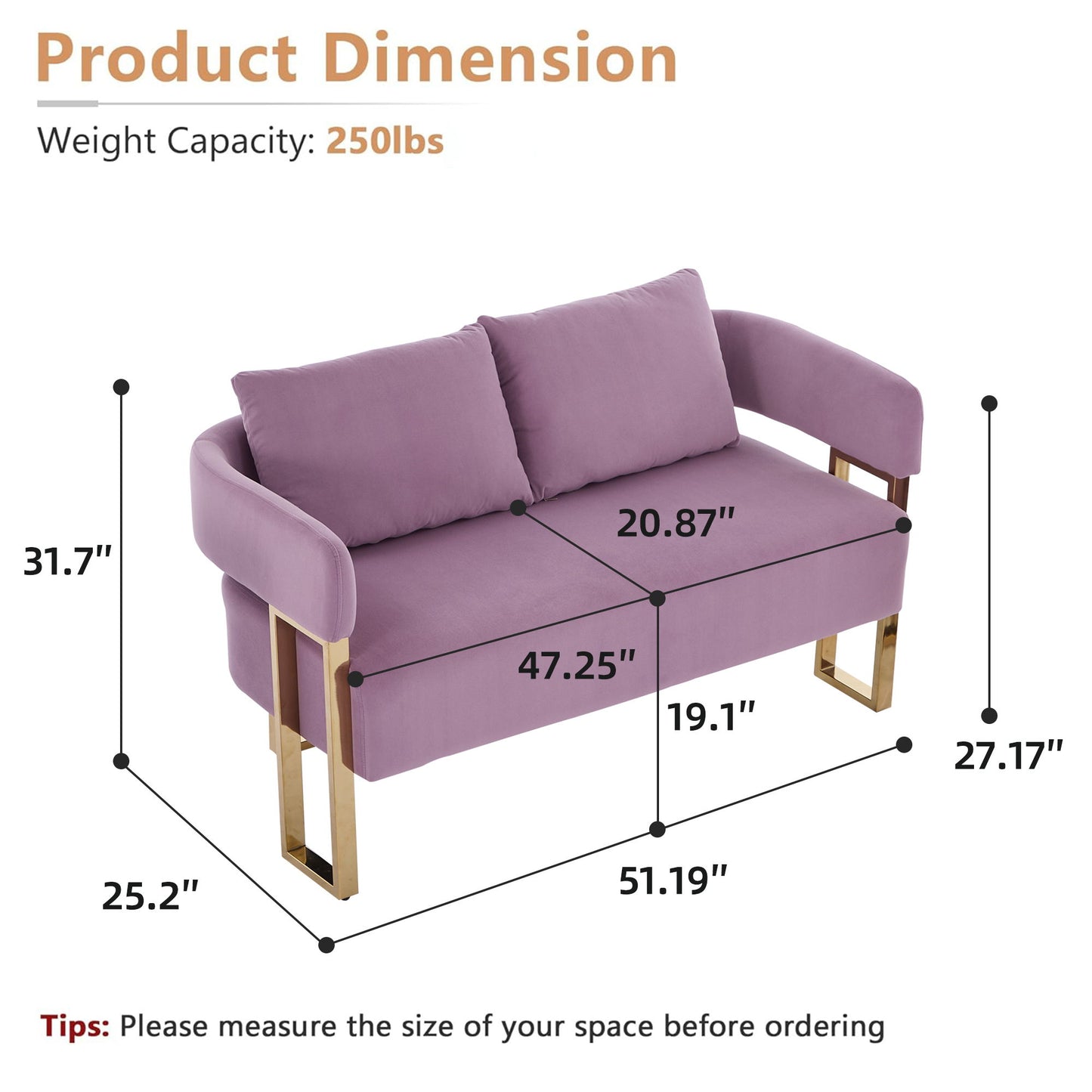 Decorative Upholstered Side Chair For Living Room Home Essentials