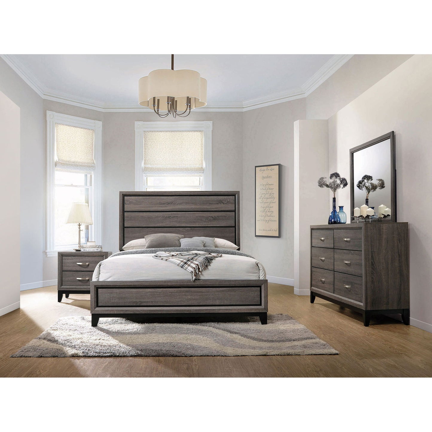 Carina - Panel Bedroom Set Furniture Max