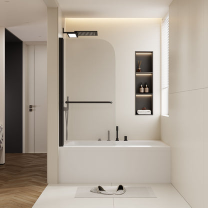 Bathtub Shower Door With 6mm Tempered Glass Daily Nest