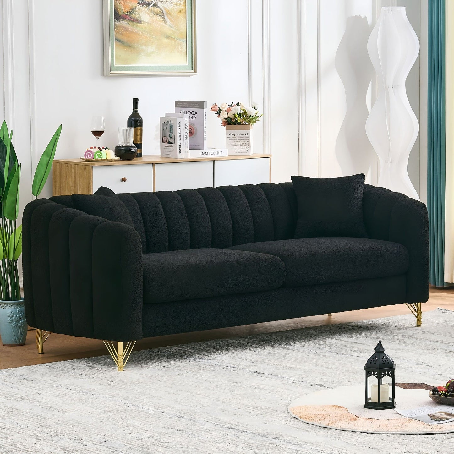 Tufted Oversized Sofa For Living Spaces Home Essentials