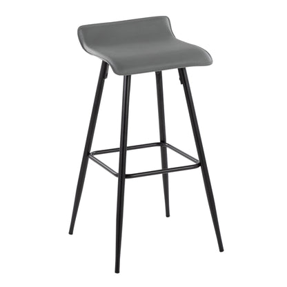 Ale - Contemporary Fixed-Height Bar Stool (Set of 2) Lumi Source