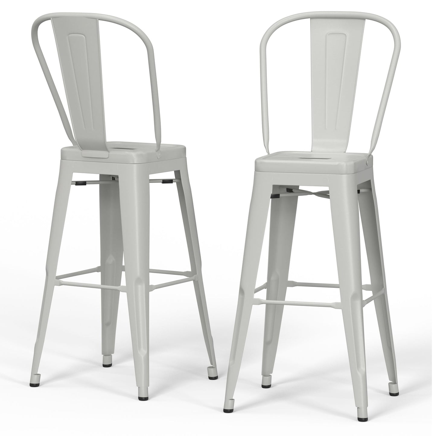 Fletcher - Handcrafted Metal Stool (Set of 2) Simpli-Home